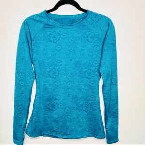 Soybu Yoga Long Sleeve Patterned Tee